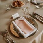 Strieborný podkladový tanier na prenájom